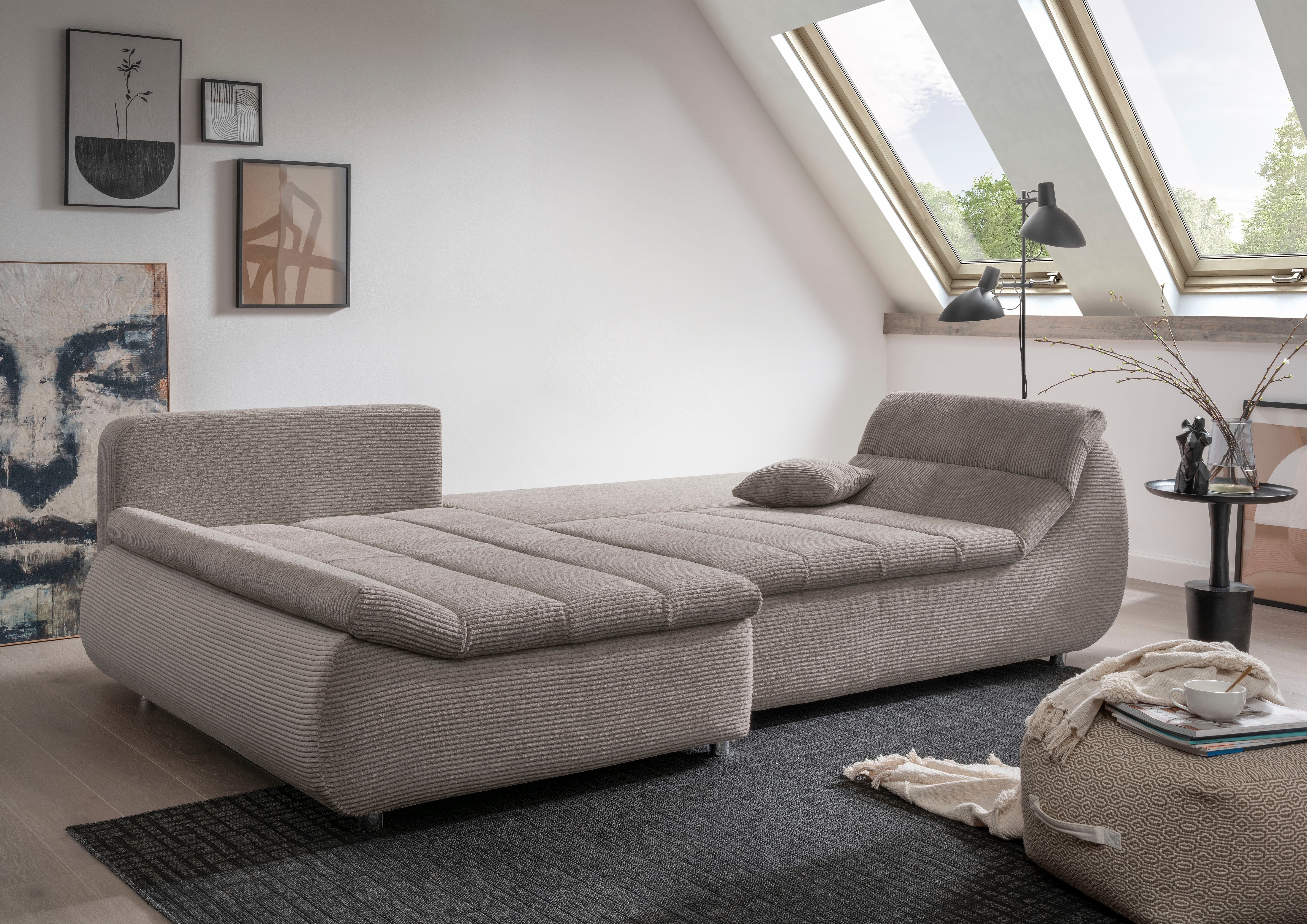 INOSIGN Ecksofa Imola, bequem, aktuelle Steppung günstig online kaufen