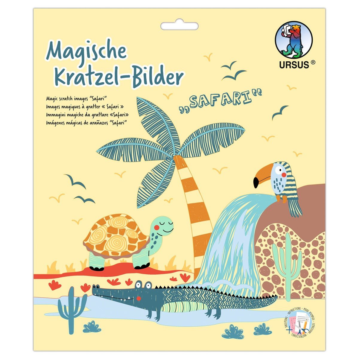 Ursus - Ludwig Bähr Bild URSUS Magische Kratzelbilder Safari