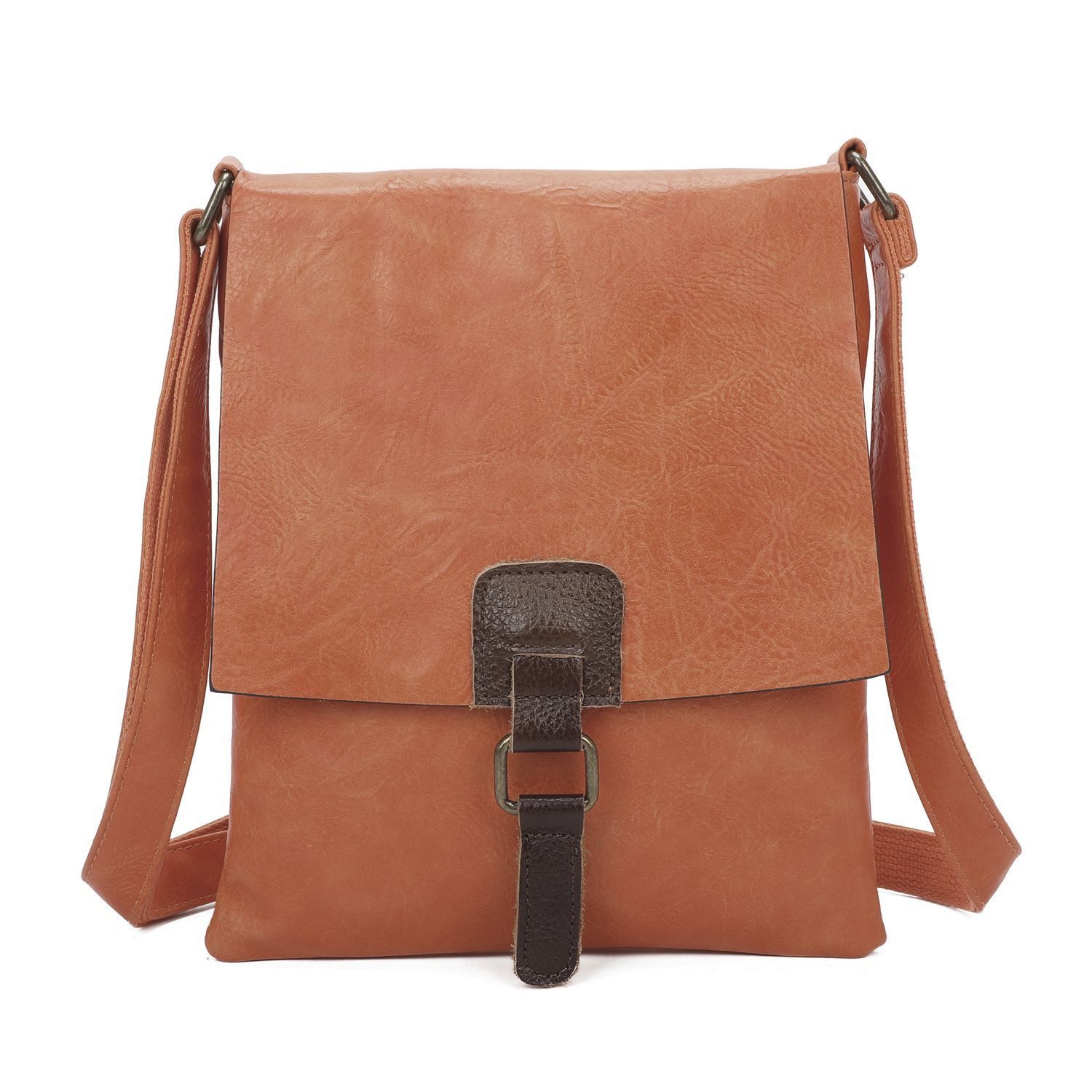 ITALYSHOP24 Schultertasche Damen Tasche Messenger Cross Over Body Bag Umhängetasche Modern Style, Highlight City Shopping Begleiter, für Tablet, Geldbörse Handy & mehr