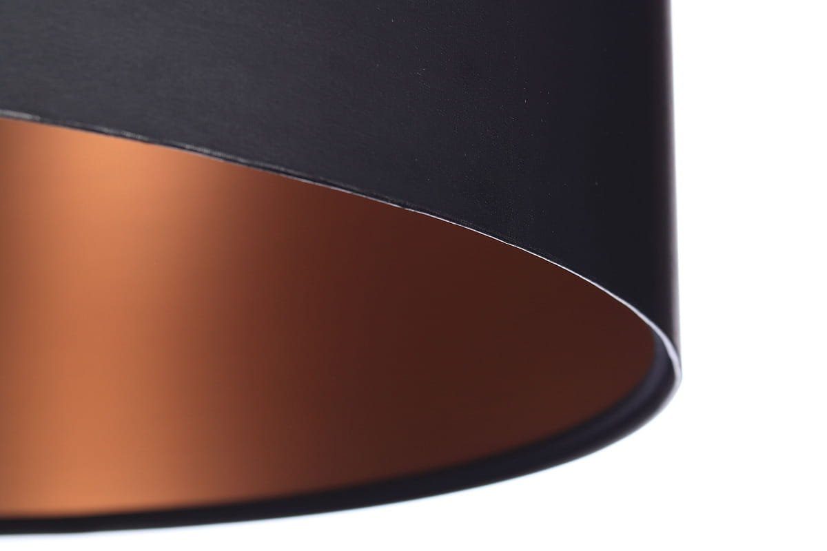 cm, Pendelleuchte Hängeleuchte Ø abhängig 40 Leuchtmittel & Latex inklusive, Installation Kiom der nicht Leuchtmittel Feliza copper bei höhenverstellbar., black