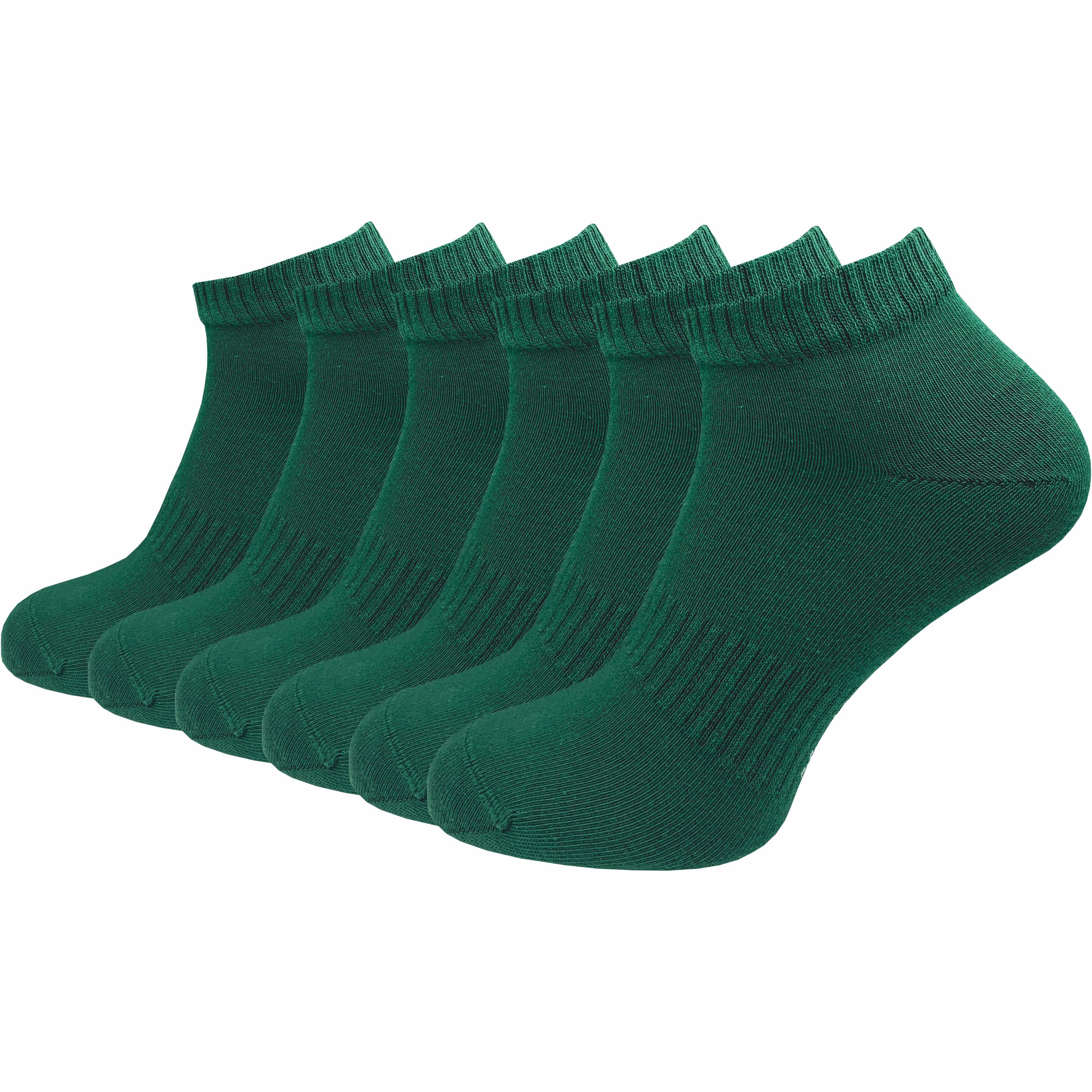 GAWILO Kurzsocken für Damen und Herren - Quartersocken aus Baumwolle (6 Paar) Kein Rutschen dank Rippbund - Etwas länger als Sneaker Socken