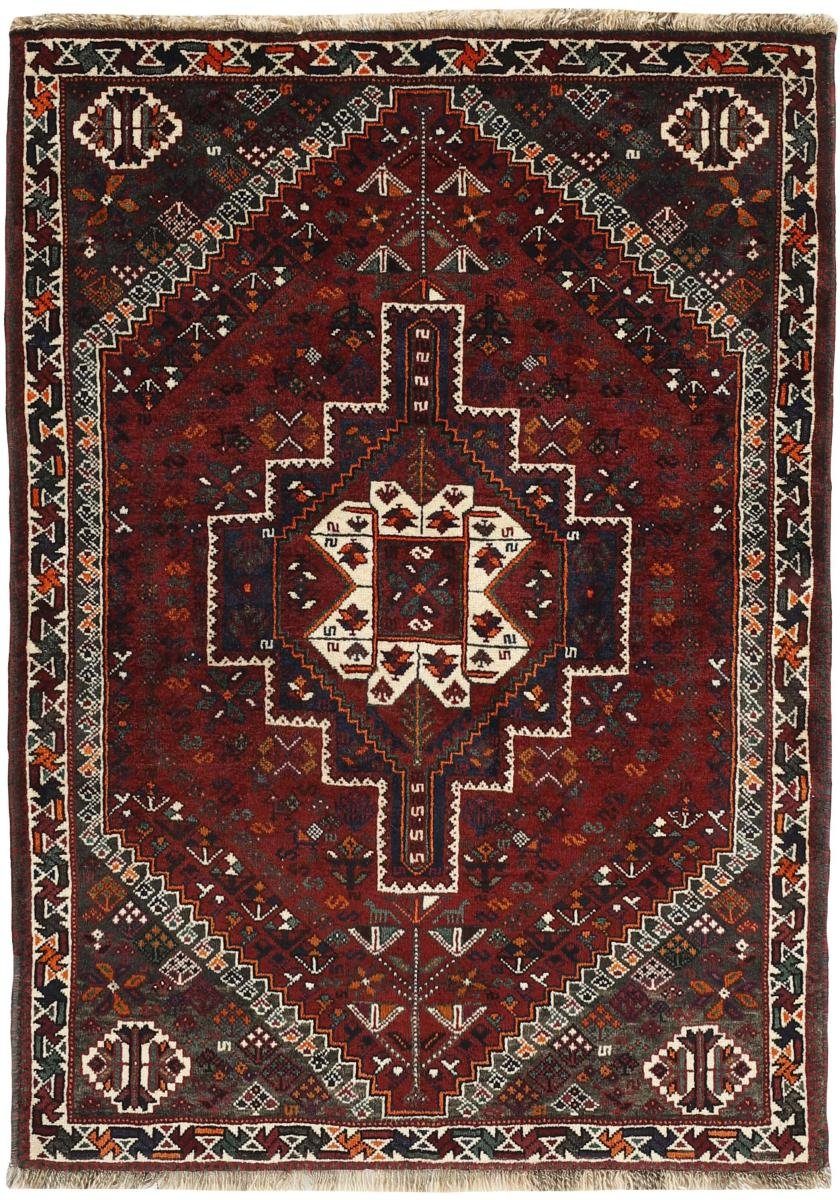 Orientteppich Ghashghai 116x164 Handgeknüpfter Orientteppich / Perserteppich, Nain Trading, rechteckig, Höhe: 12 mm
