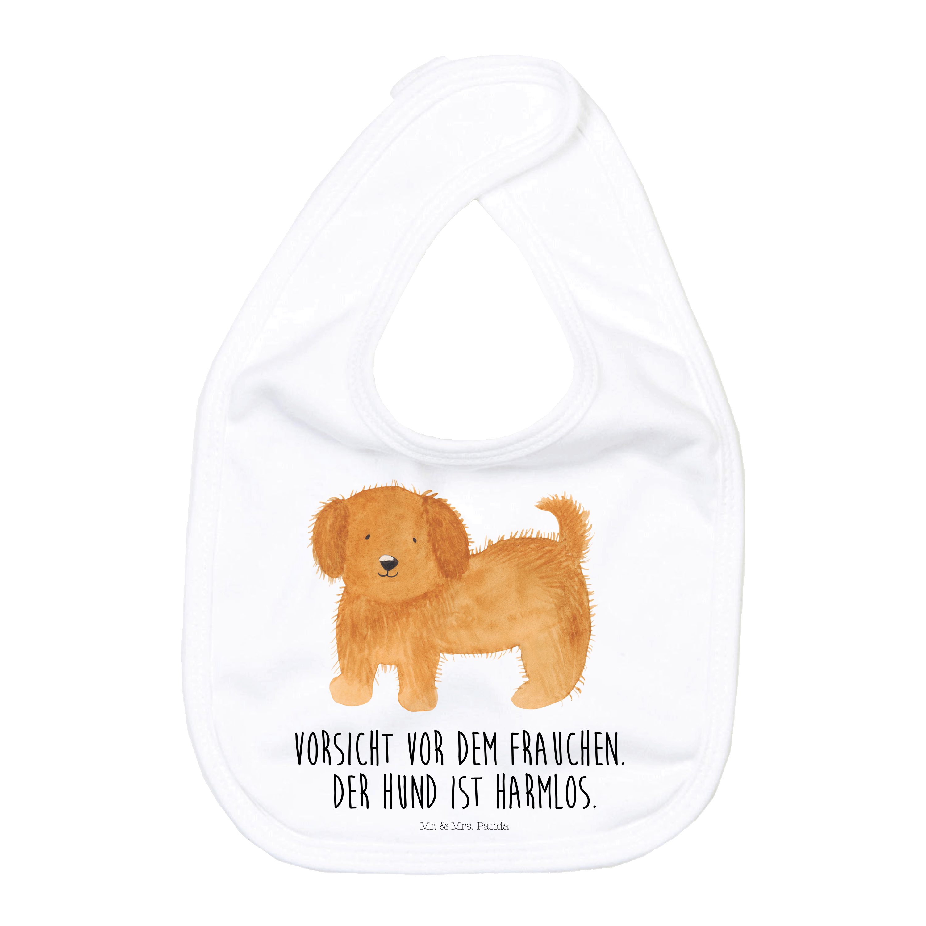 Tragetuch Hund Flauschig - Weiß - Geschenk, Haustier, Frauchen, Hundemama, Sabb