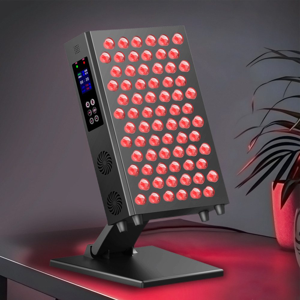 PRIISF Infrarotlampe Rotlicht Therapie Gerät LED 660nm Rotlichtlampe & 850nm Infrarotlampe, 72-LEDs Red Light Therapy Face Panel für Gewicht & Schmerz-Management, Dual-Chip Insgesamt Wellness Infarotlichtlampe Energieboost, Qualität 115W Hochleistungs-Panel Regeneration & Anti-Aging
