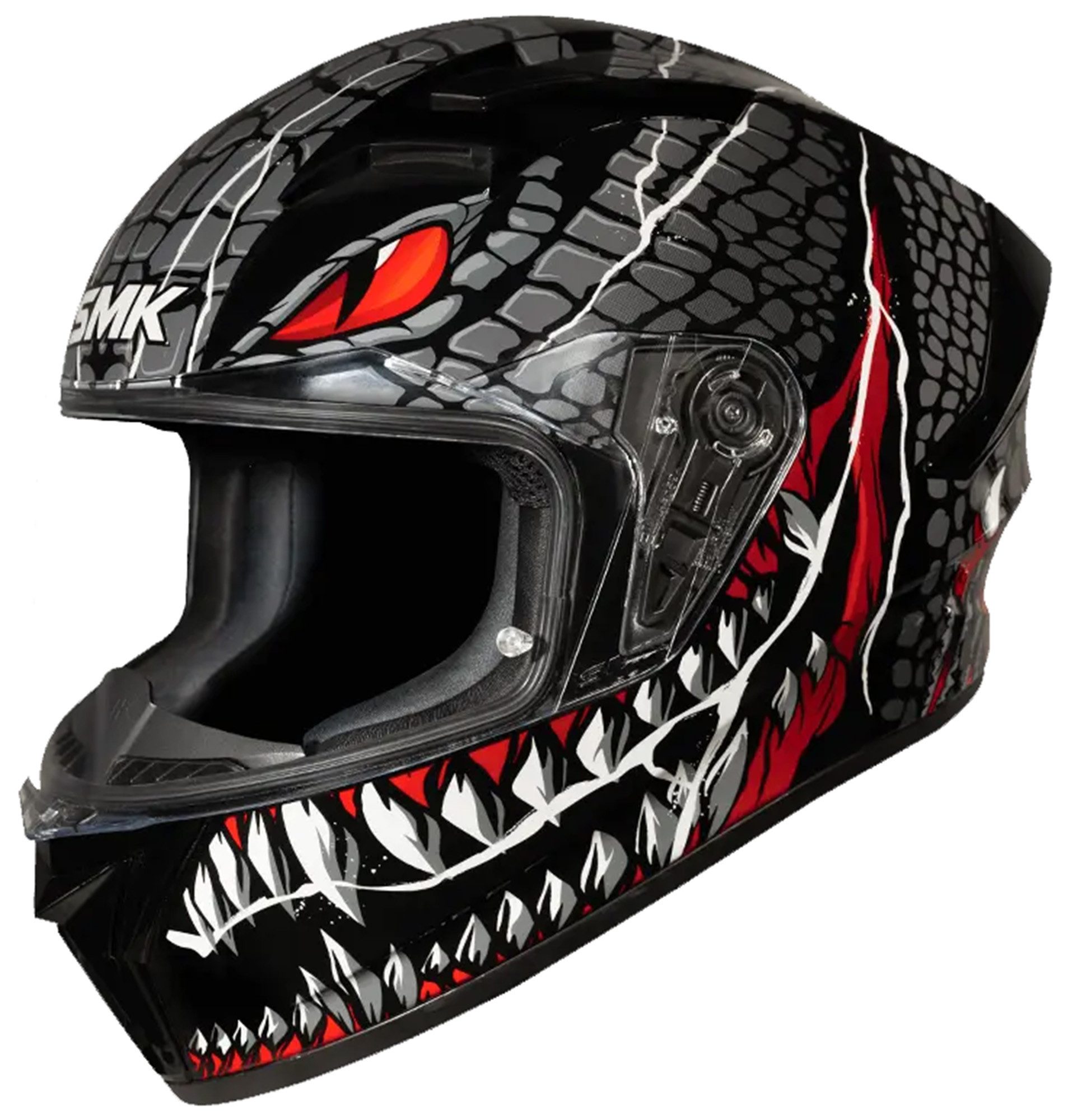 SMK Motorradhelm Stellar Taotei Helm, Vorbereitet Für Kommunikationssystem,vorbereitet Pinlockscheibe