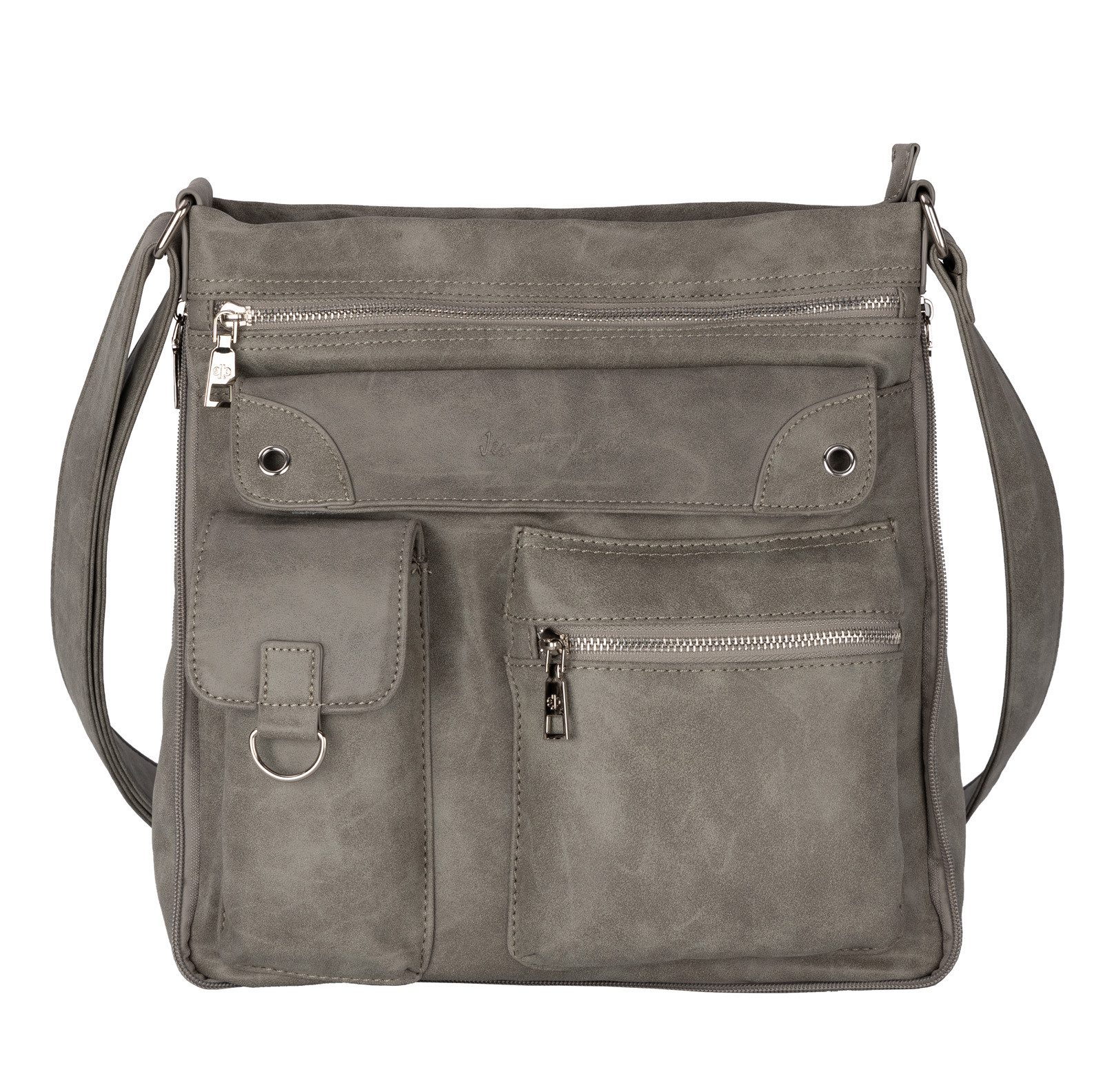 Jennifer Jones Umhängetasche Damen Tasche Schultertasche Umhängetasche Leder Optik Handtasche, als Schultertasche,Shopper,Handtasche tragbar