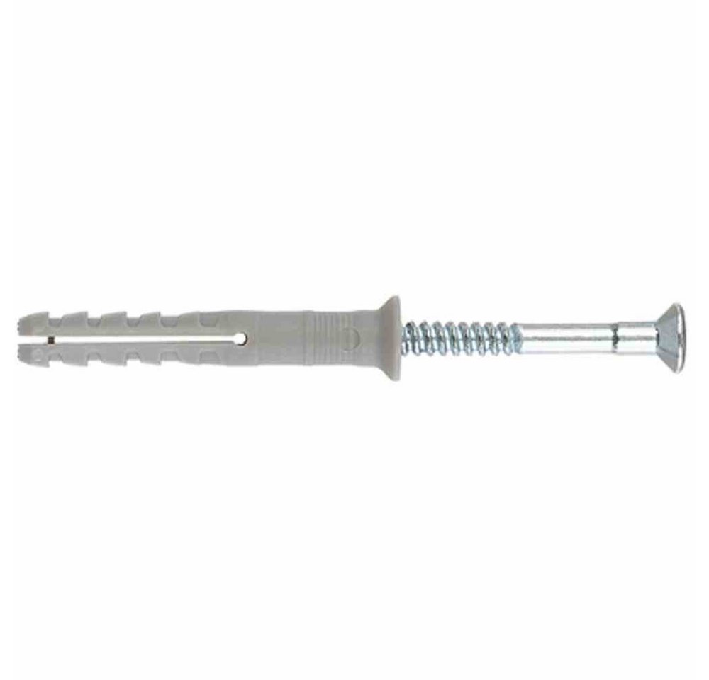 Thumbnail - fischer Universaldübel N 6 x 80/50 S Nageldübel mit Senkkopf und Nagelschraube, *** packweise, (50-tlg)