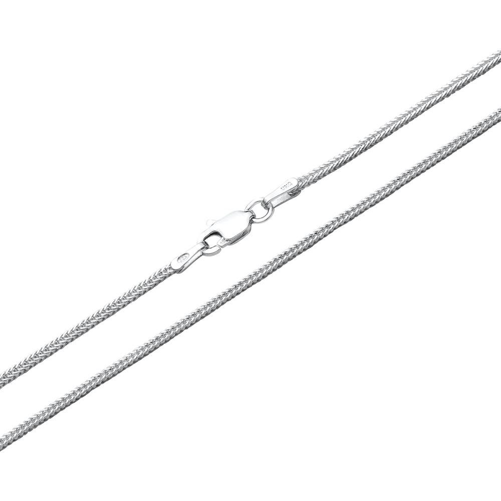 Unique Silberkette Weizenkette Silber 1mm breit - Länge wählbar - Kette inkl. Etui WC0010