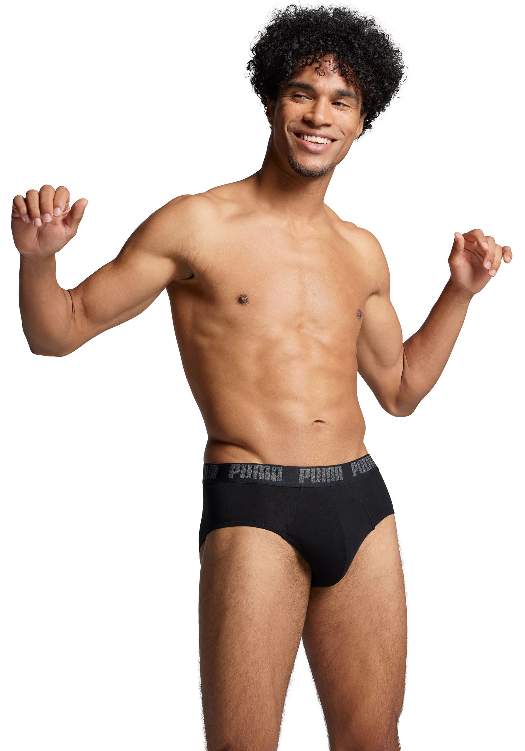 PUMA Slip PUMA MEN EVERYDAY BRIEFS 2P (Packung, 2er Pack) mit Logobund günstig online kaufen
