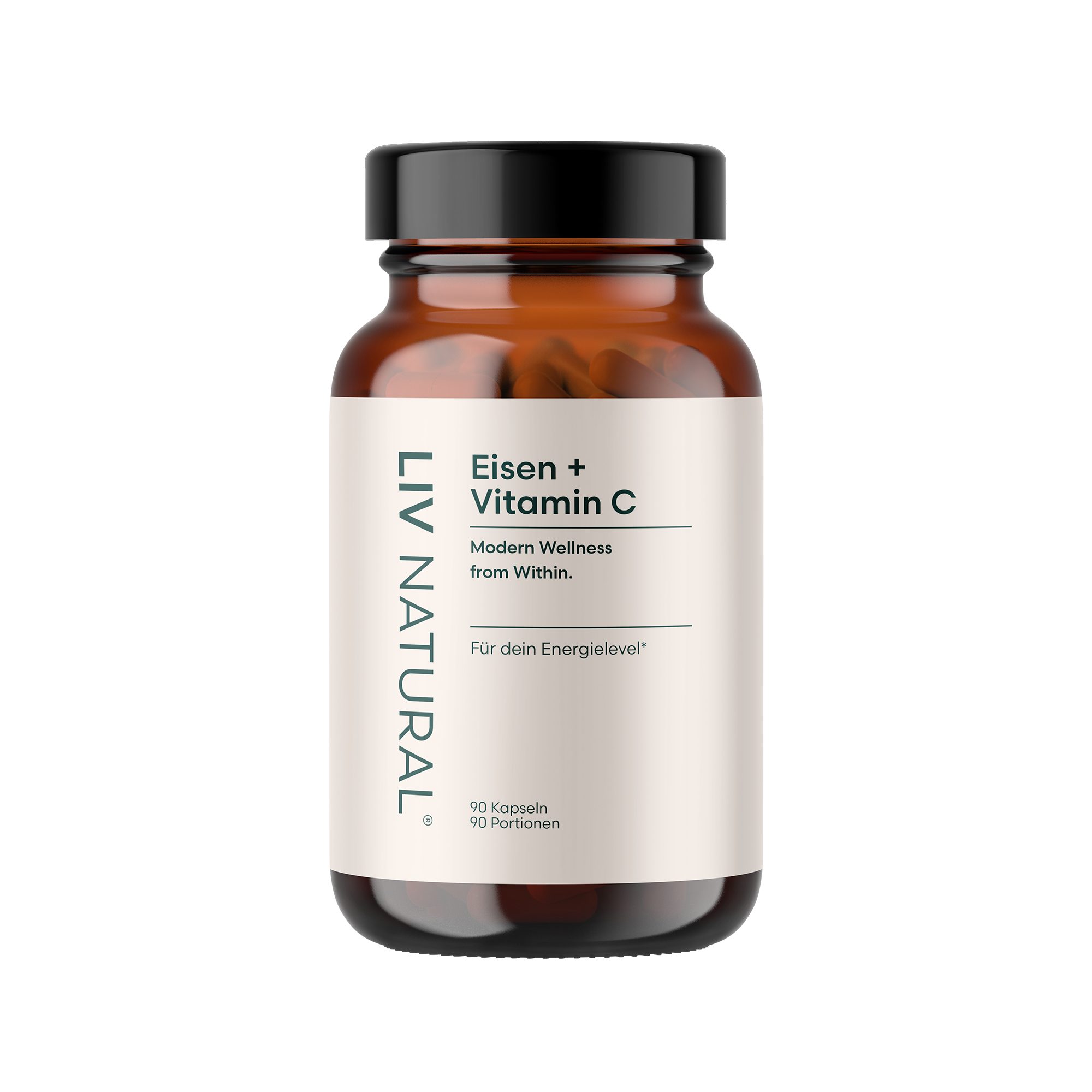 LIV Natural Eisen& Vitamin C Kapseln, 90 St.