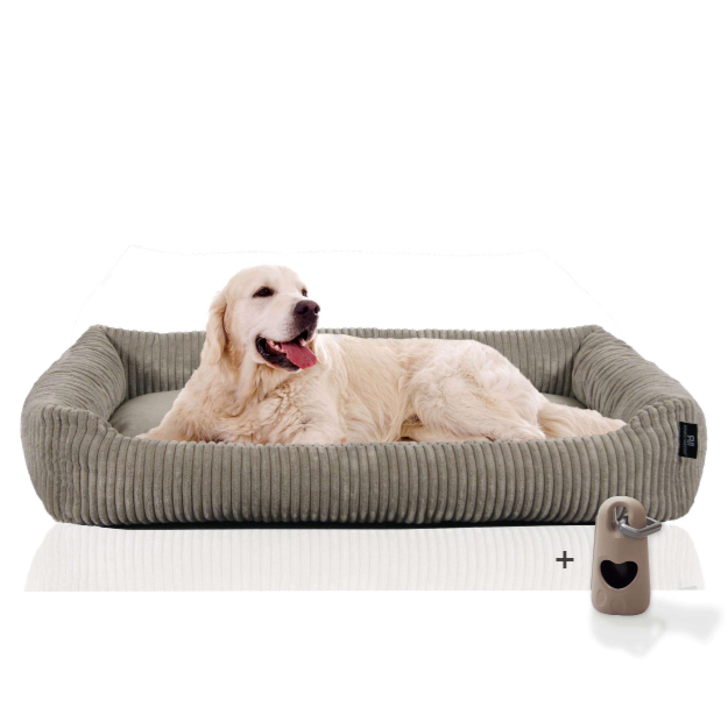 Rohrschneider Tierbett Hundesofa Cord Hundebett groß, dog bed xxl 120x80cm, günstig online kaufen