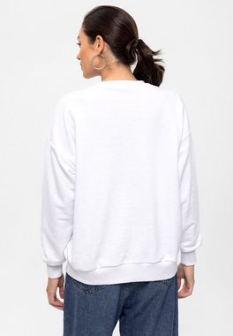 STYLEOVER Sweatshirt Sweatshirt mit Rundhalsausschnitt