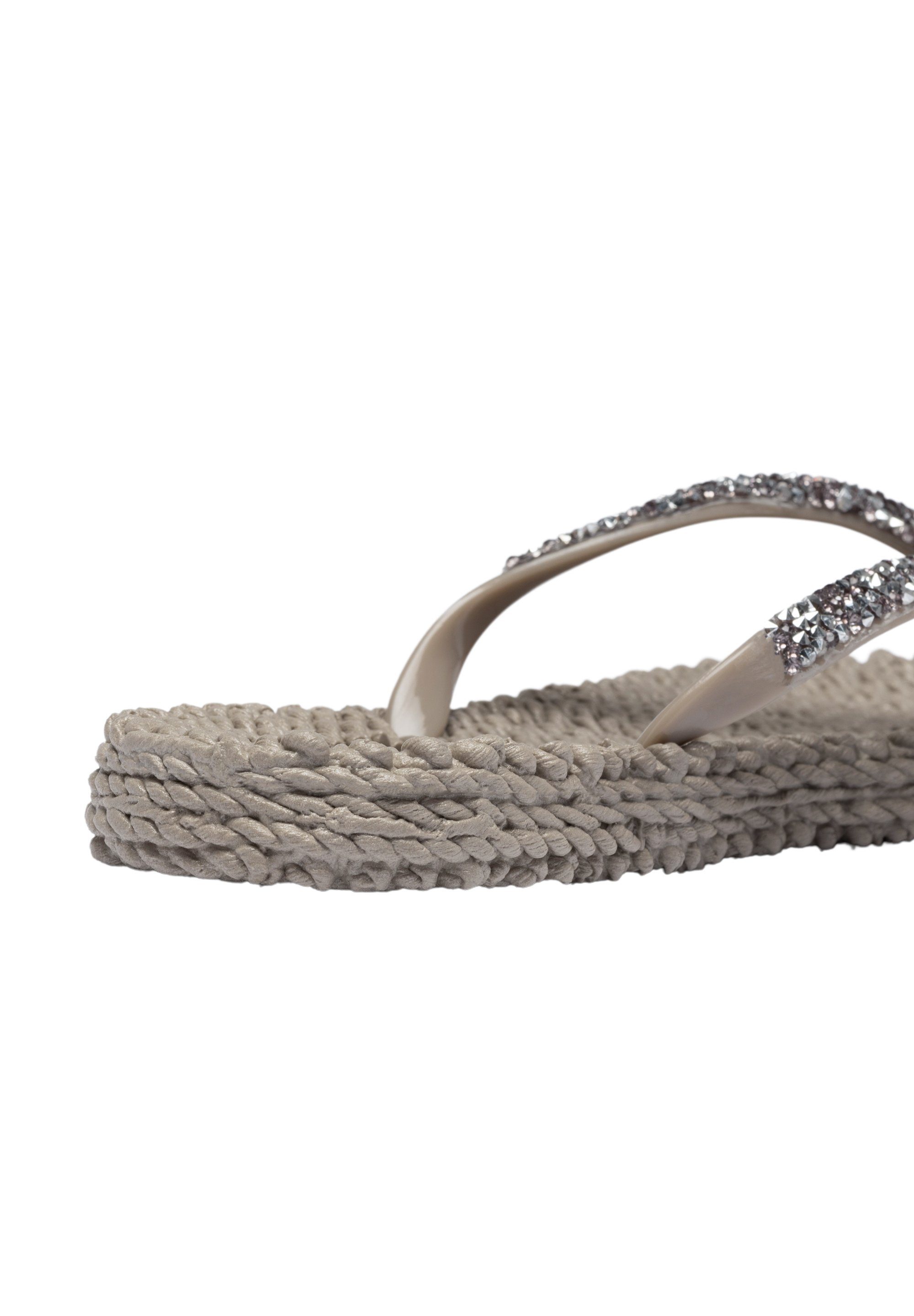 Ilse Jacobsen CHEERFUL03G Zehentrenner Leicht & flexibel, Massageeffekt, mit Glitzer, hoher Tragekomfort