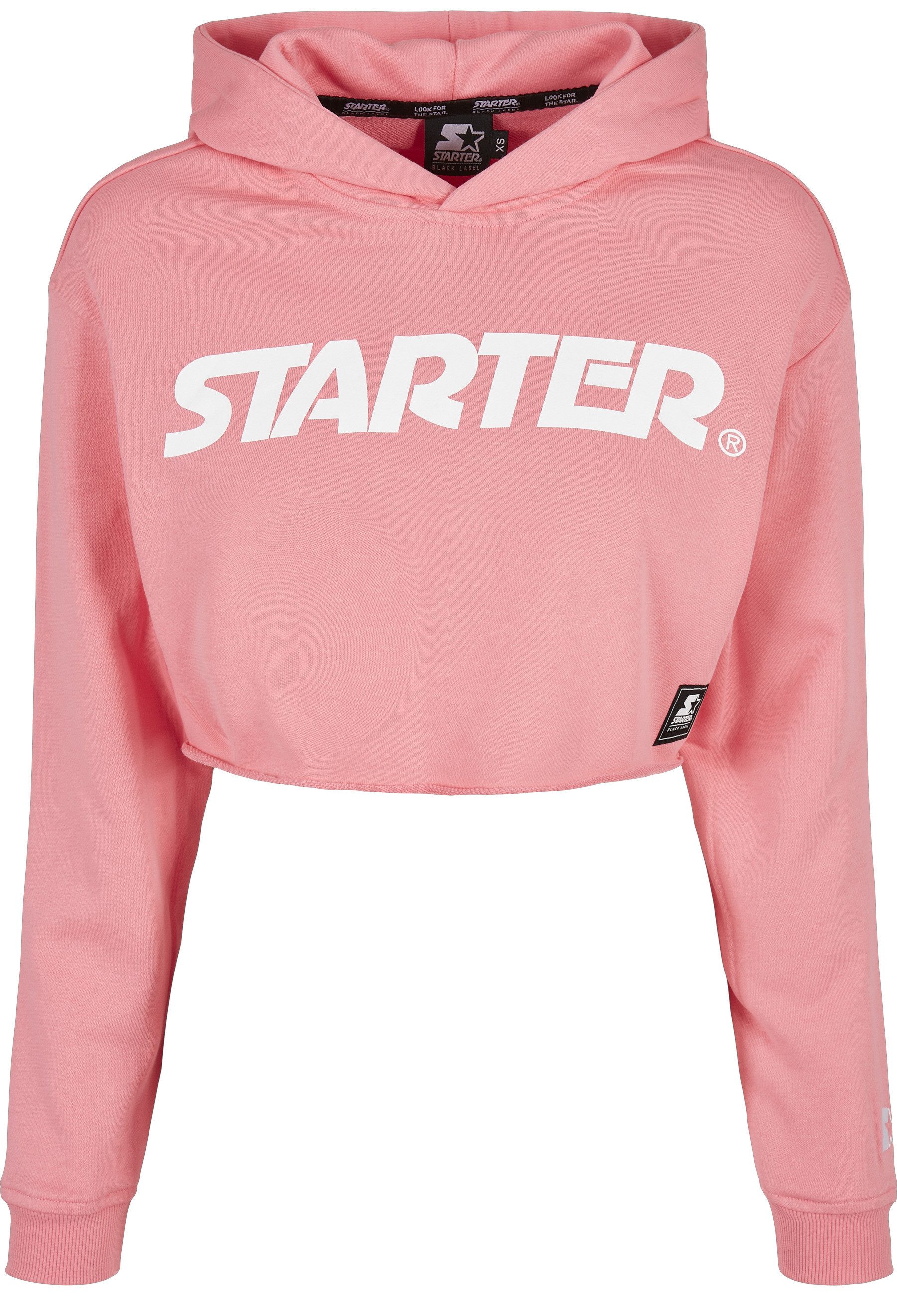 Starter Black Label Rundhalspullover Starter Black Label Damen Ladies Starter Cropped Hoody (1-tlg)
