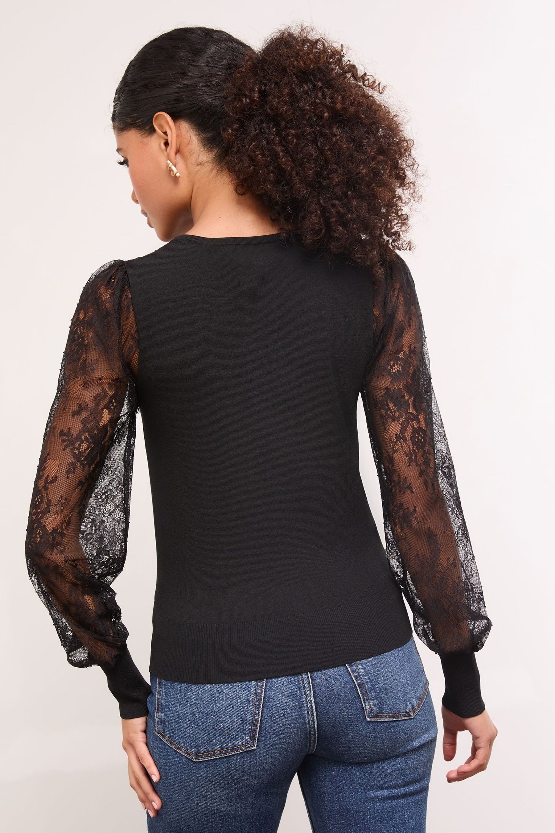 LIPSY Strickpullover Lipsy Gerippter Strickpullover, Regular (1-tlg)