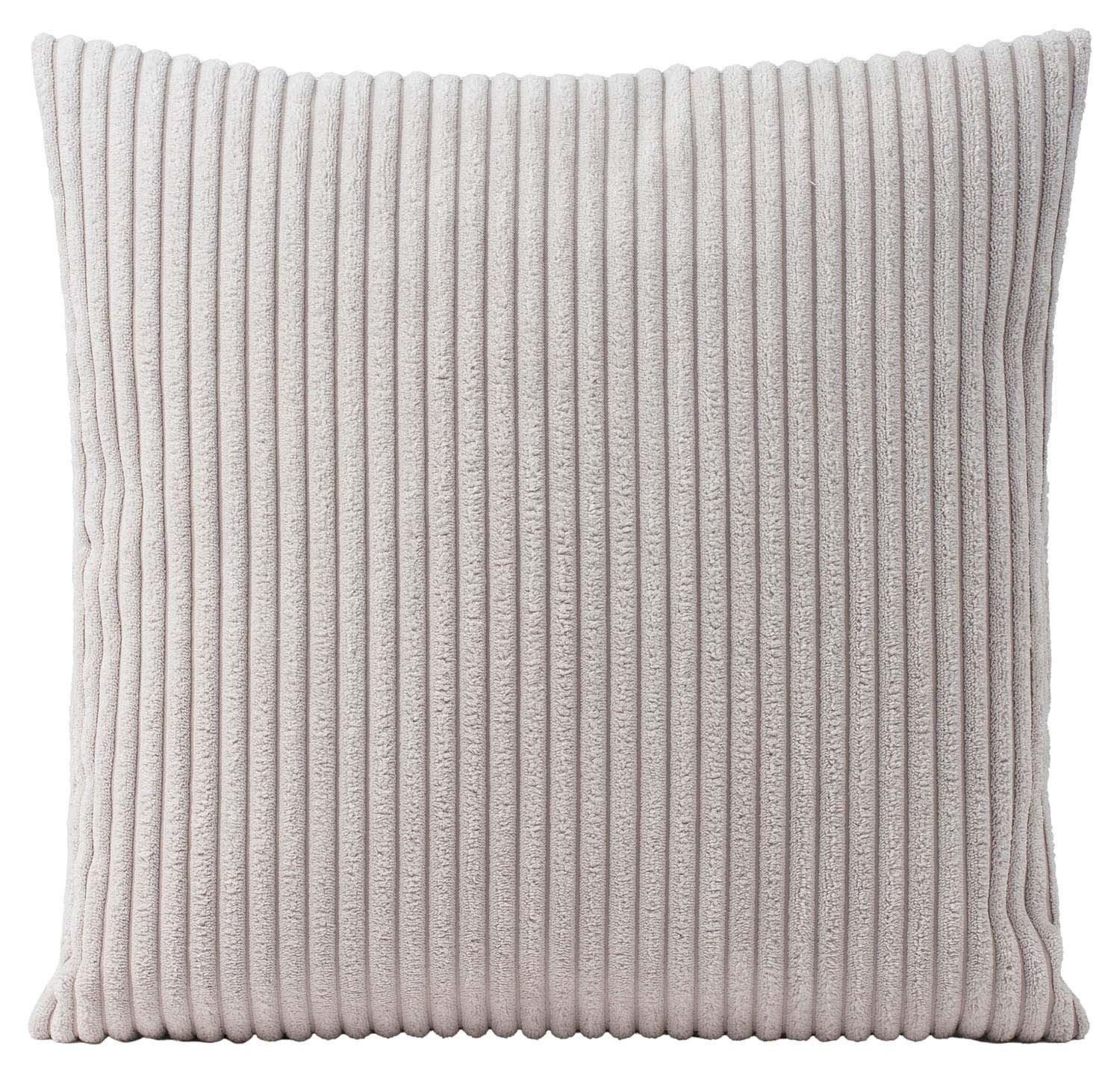 Gözze Kissenhülle ANAFI, Silber, Polyester, Cordoptik, 50 x 50 cm, (1 Stück günstig online kaufen