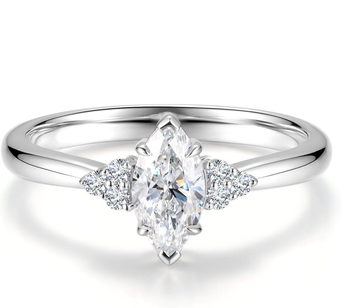 Verlobungsring Ring damen, engagement ring,1ct,D,VS1,2EX,Damen-Diamantring
