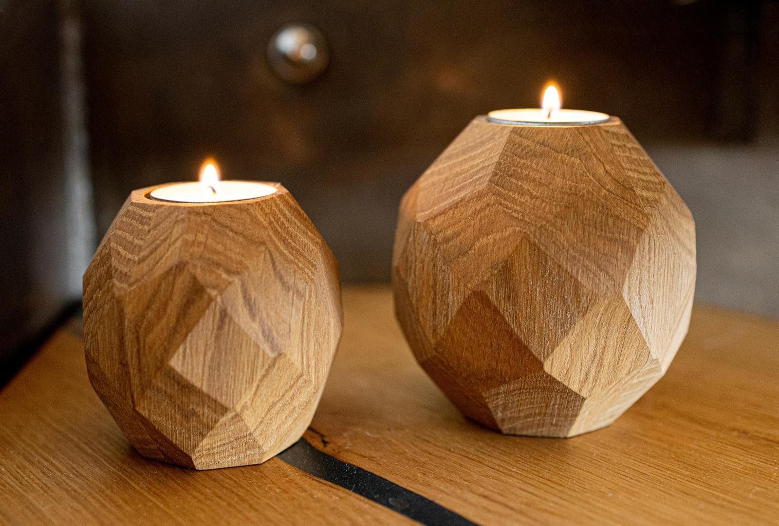 Holz Frank Teelichthalter Teelichthalter Set aus günstig online kaufen