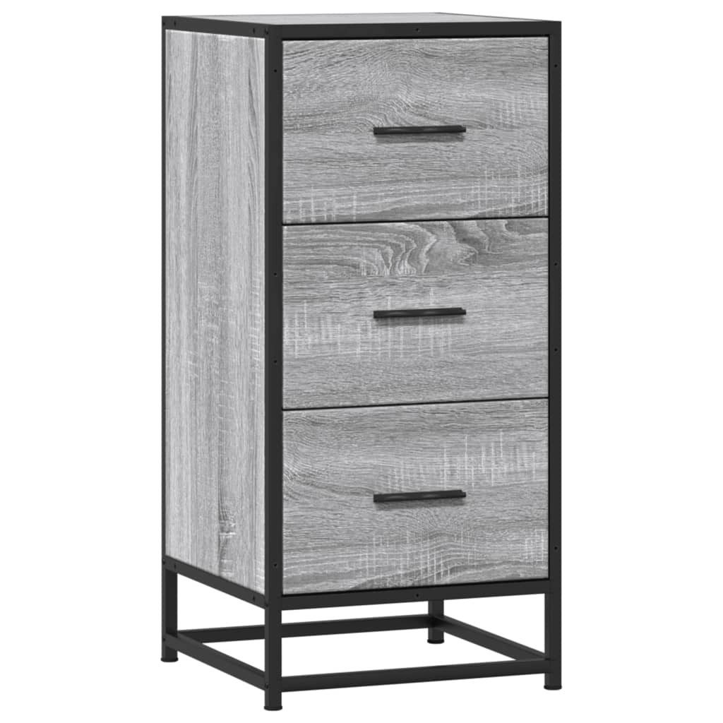 vidaXL Sideboard Sideboard Grau Sonoma 35,5x35x76 günstig online kaufen