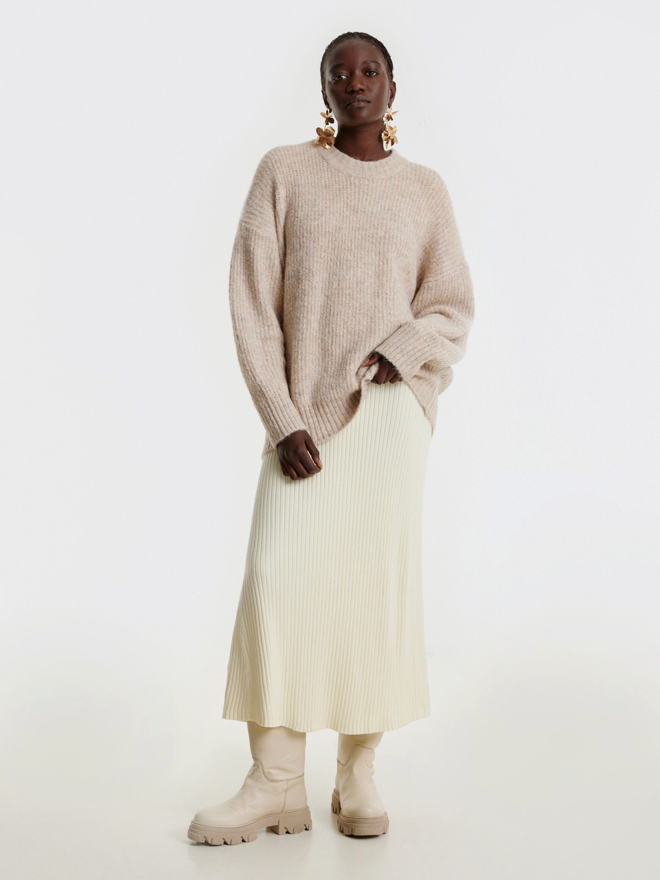 EDITED Strickpullover Luca (1-tlg) Plain/ohne Details
