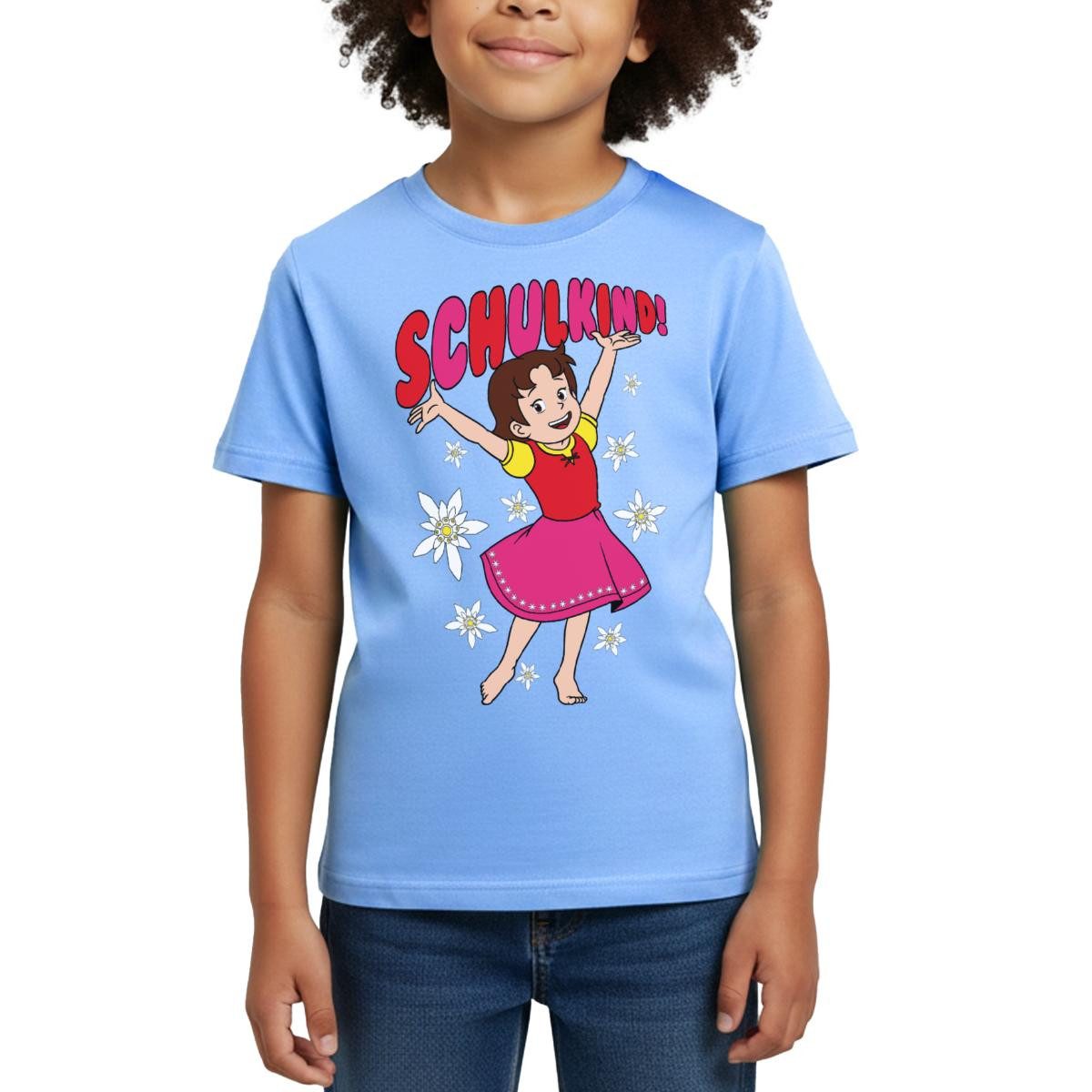 Spreadshirt T-Shirt Heidi Schulkind Erstklässler Einschulung Kinder T-Shirt (1-tlg)