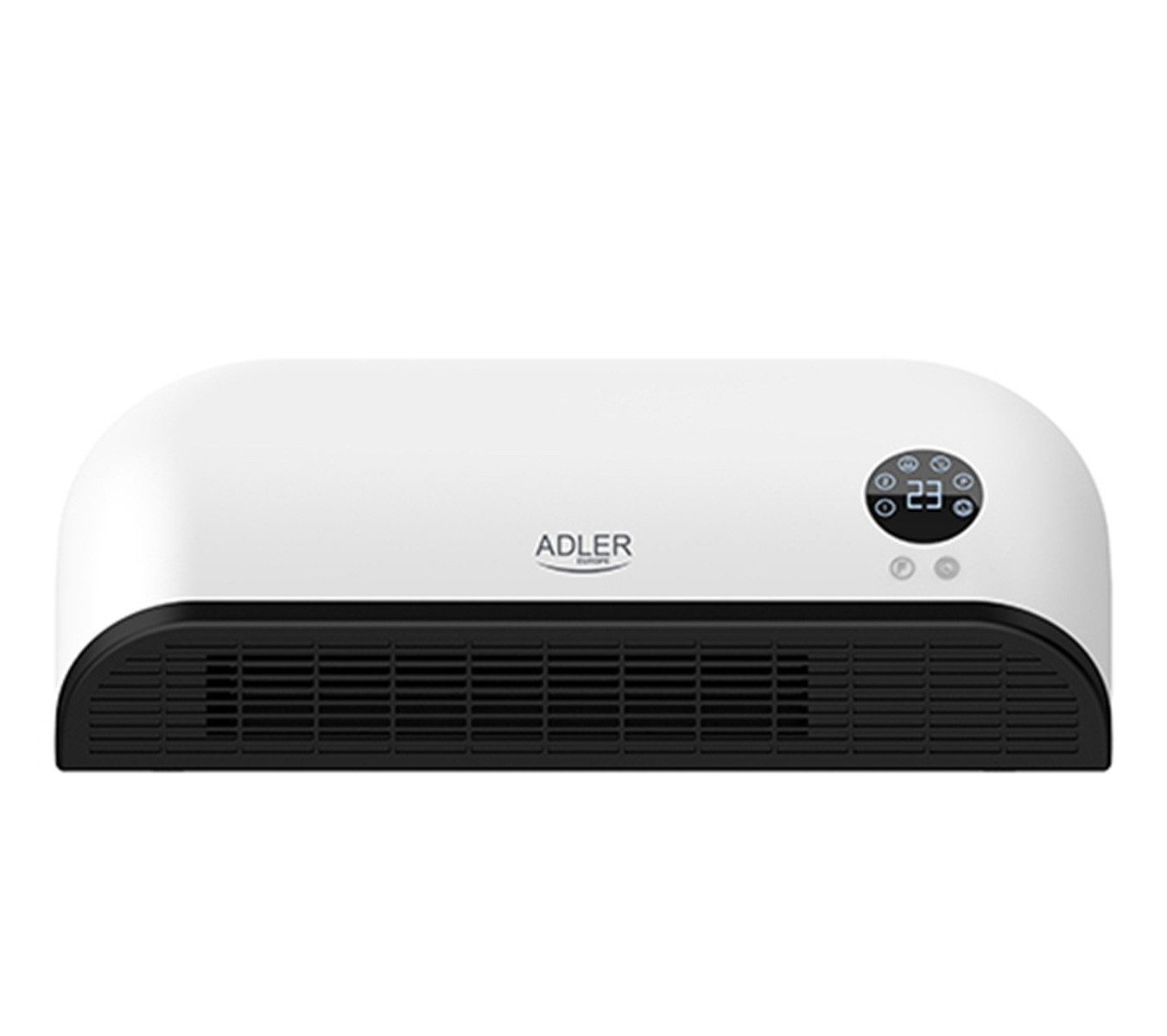 Adler Heizlüfter AD 7751 Luftschleier, 2000 W, mit LED-Display & Fernbedienung, Weiß