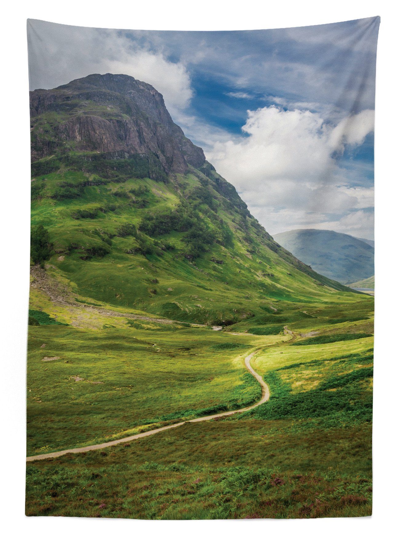 Abakuhaus Tischdecke Farbfest Waschbar Fußweg Klare Schottland Bereich geeignet Für Außen Highland Farben, den in