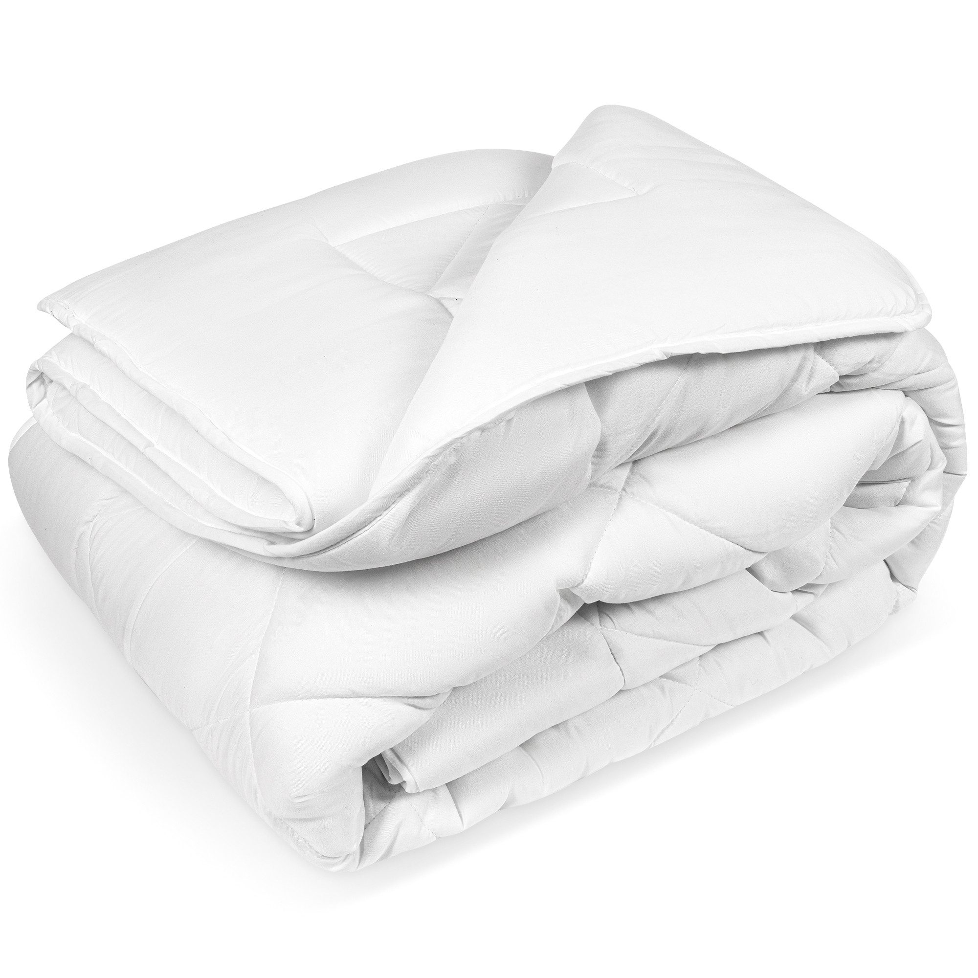 One Home Microfaserbettdecke Gesteppt, Füllung: silikonisierte Hohlfasern, Bezug: Mikrofaser, Bettdecke Steppdecke Weich für Sommer und Winter