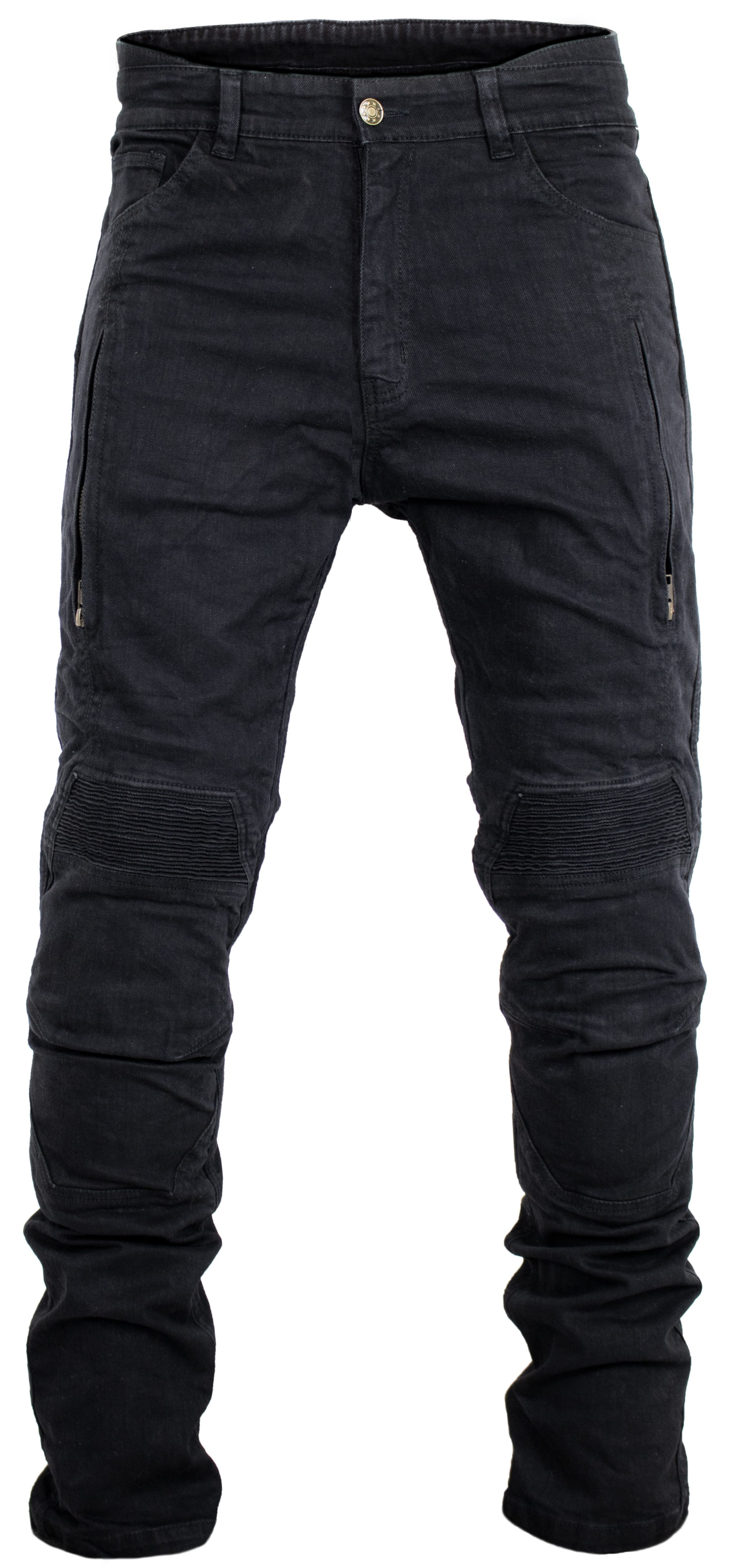 Motorradhose Motorradhose Herren Motorradjeans Grau mit Protektoren, Aramid