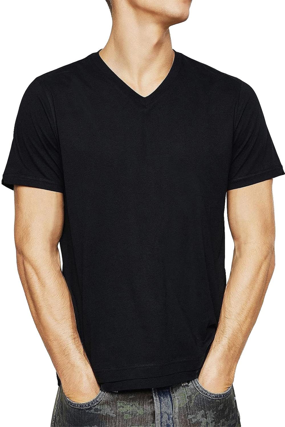 Diesel T-Shirt Diesel Herren T-CHERUBIK-NEW T-Shirt V-Neck