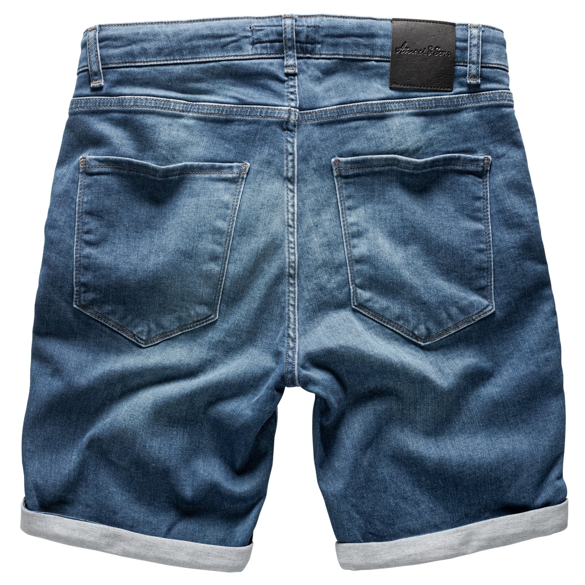 Amaci&Sons Jeansshorts SAN JOSE Destroyed Jeans Shorts – Bild 3 von 3