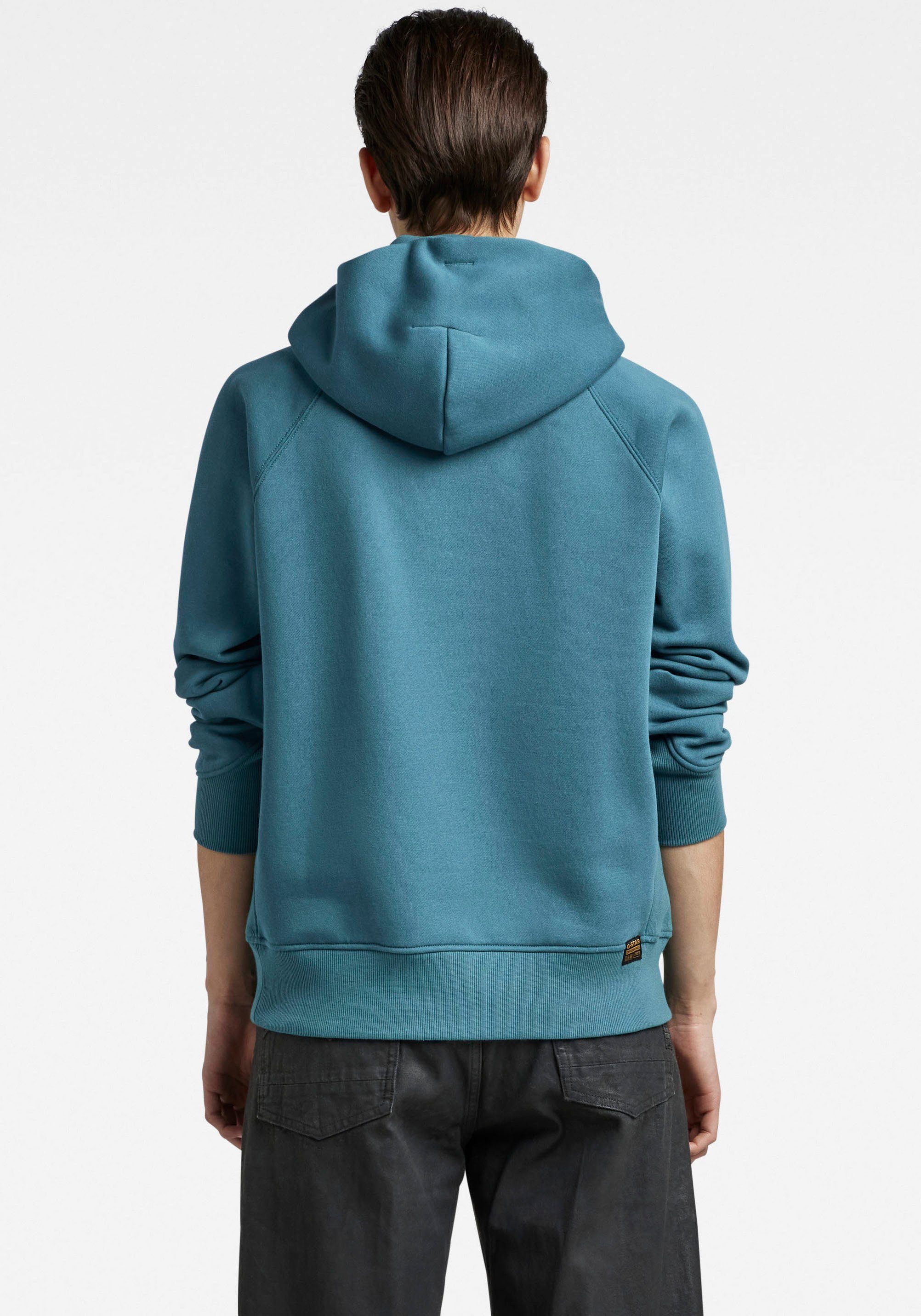 G-Star RAW Sweatshirt Premium Core 2.0 Hooded Sweatshirt Kapuze mit  überkreuzter Vorderseite und Kordelzug, Kapuzensweatshirt 