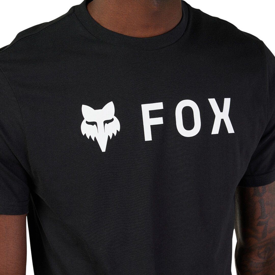 Fox Kurzarmshirt Black/White T-Shirt Absolute Premium
