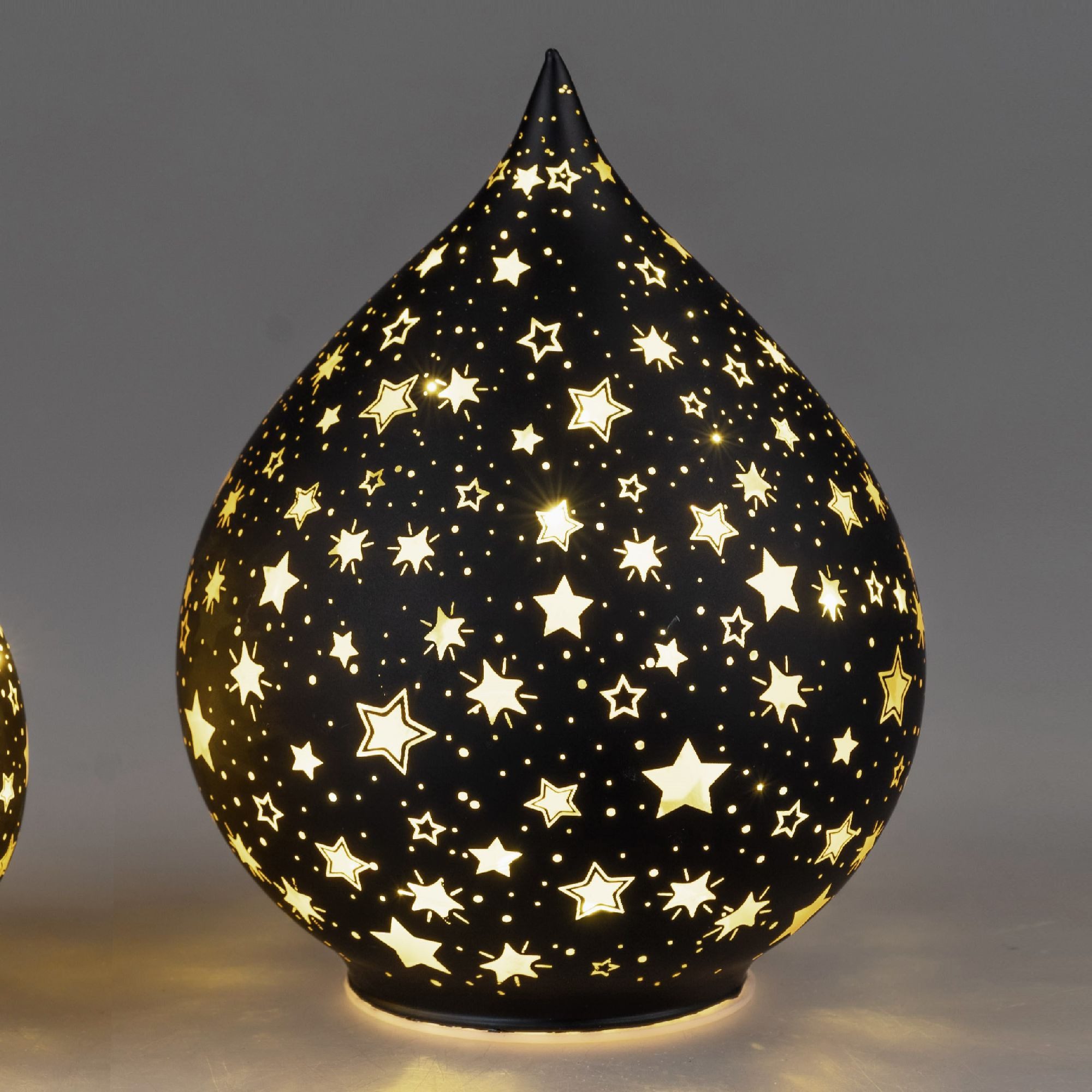 formano Dekofigur Festival, Mit Timerfunktion, Schwarz, Motiv: Sterne günstig online kaufen