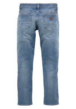 Bruno Banani 5-Pocket-Jeans Mit Lederbadges