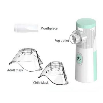 Gontence Mini-Inhalator Inhalator Nebulizer Vernebler Inhaliergerät Inhalationsgerät, USB-C, 1-tlg.