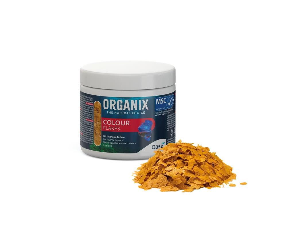 Fisch-Futterspender ORGANIX Colour Flakes 175 ml Futter für Aquariumfische
