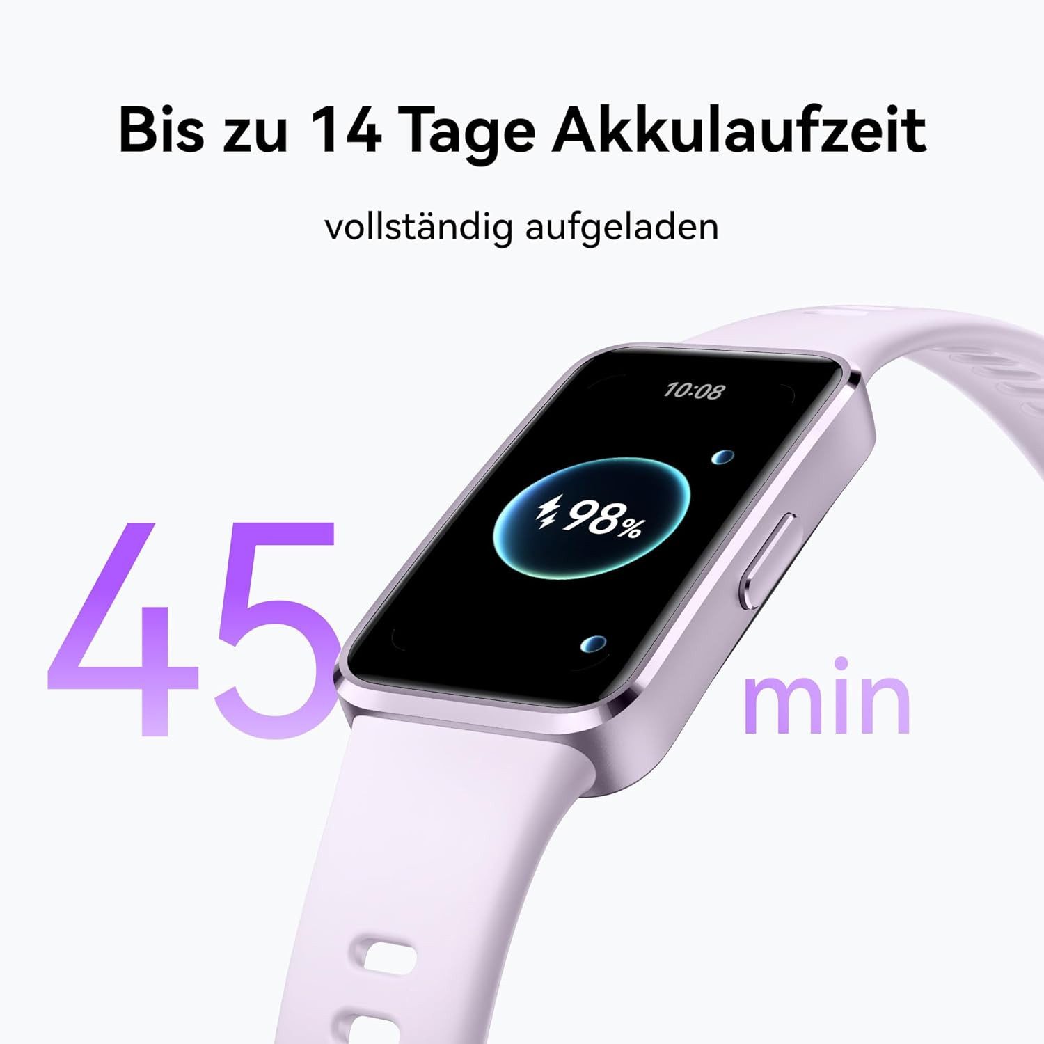 Huawei Fitness-Tracking Schlafanalyse 14 Tage Akkulaufzeit Herren's & Damen's Smartwatch (3,7 cm, Android iOS), AMOLED Display Bluetooth Anruf funktion