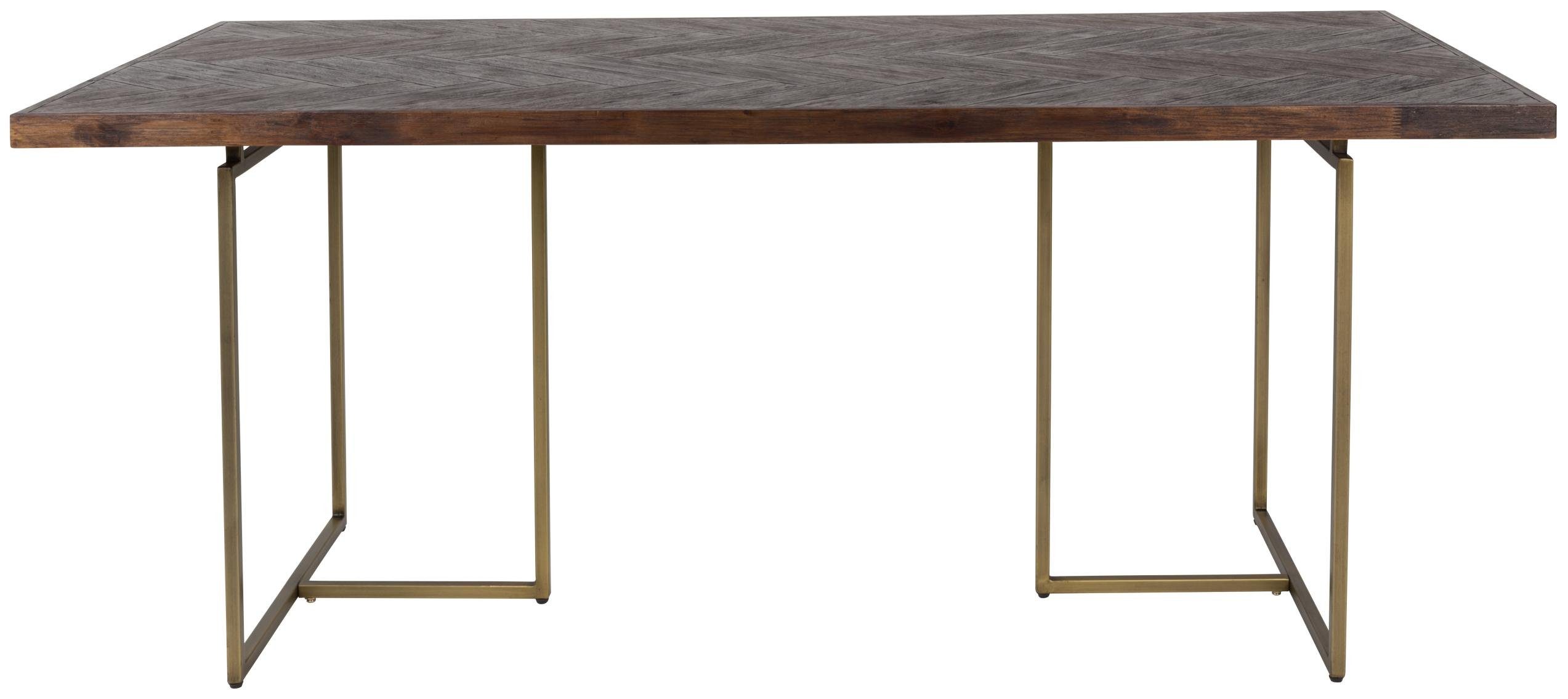 Dutchbone Esstisch Esstisch CLASS mit Fischgrät Platte 180 x 90 cm von DutchBone