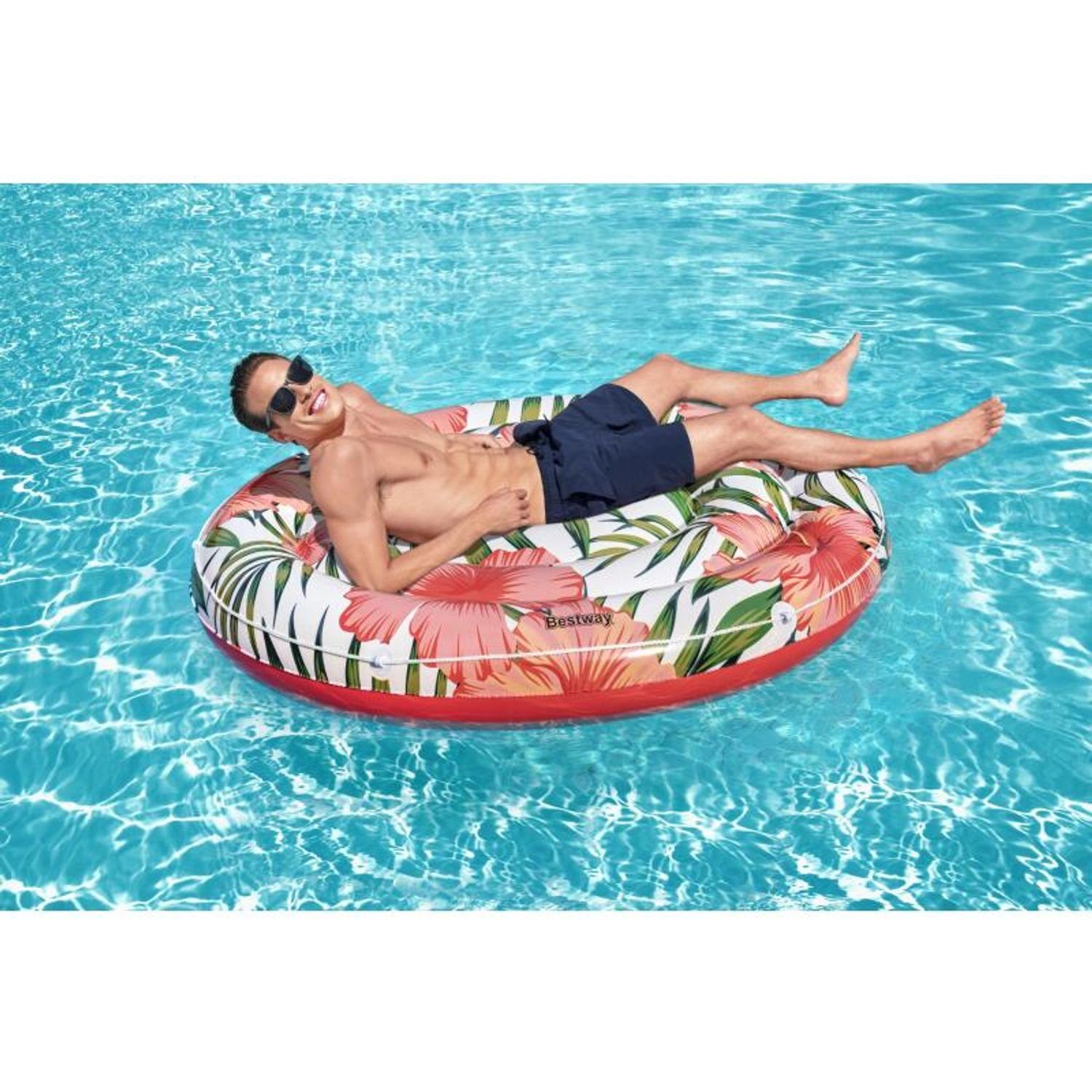 Bestway Luftmatratze Aloha, 147 cm Durchmesser