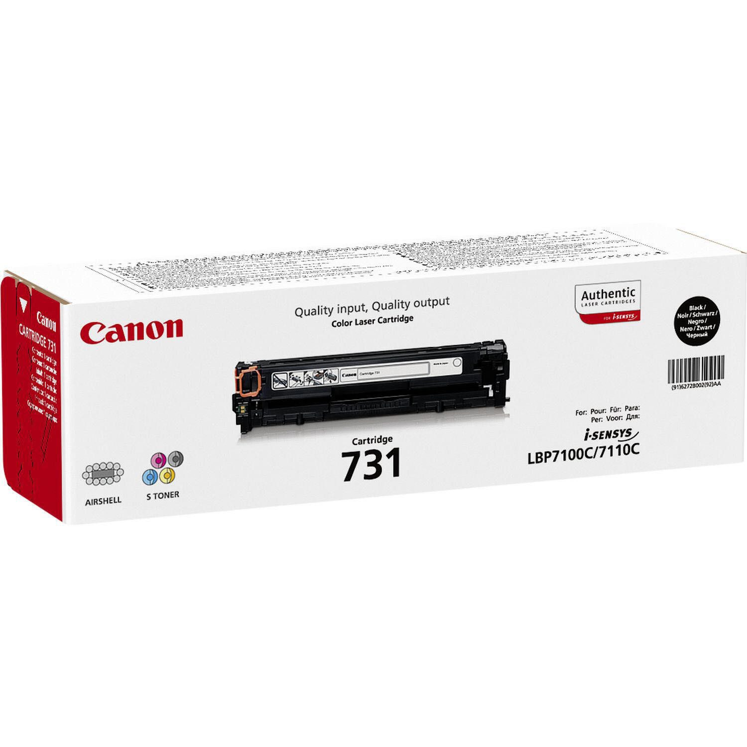 Thumbnail - Canon Tonerkartusche Canon Toner 731BK schwarz