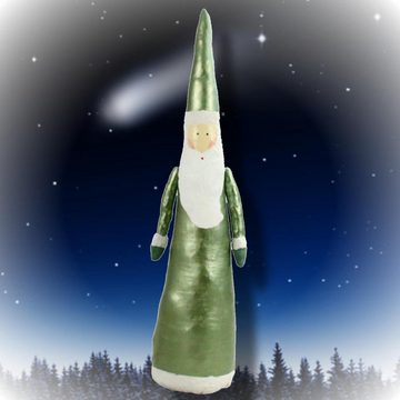 NIC DYSENS Weihnachtsmann nic duysens Nikolaus mint metallic H ca 60 cm