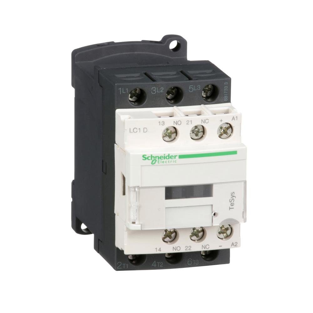 Verteiler Schneider Electric Leistungsschütz LC1D 3p, +1S+1Ö, 7.5 kW, 18 A, 40