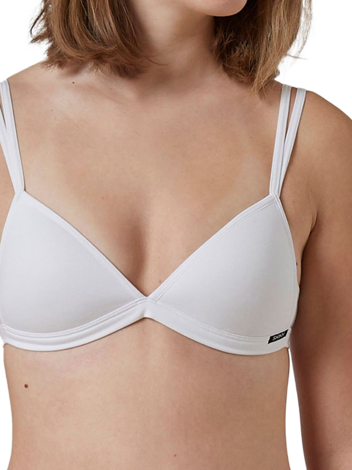 Skiny Schalen-BH Triangel Schalen BH ohne Bügel Cotton Essentials (Stück, 1-tlg) Schalen Cups, ohne Bügel, sportlich, mit Baumwolle