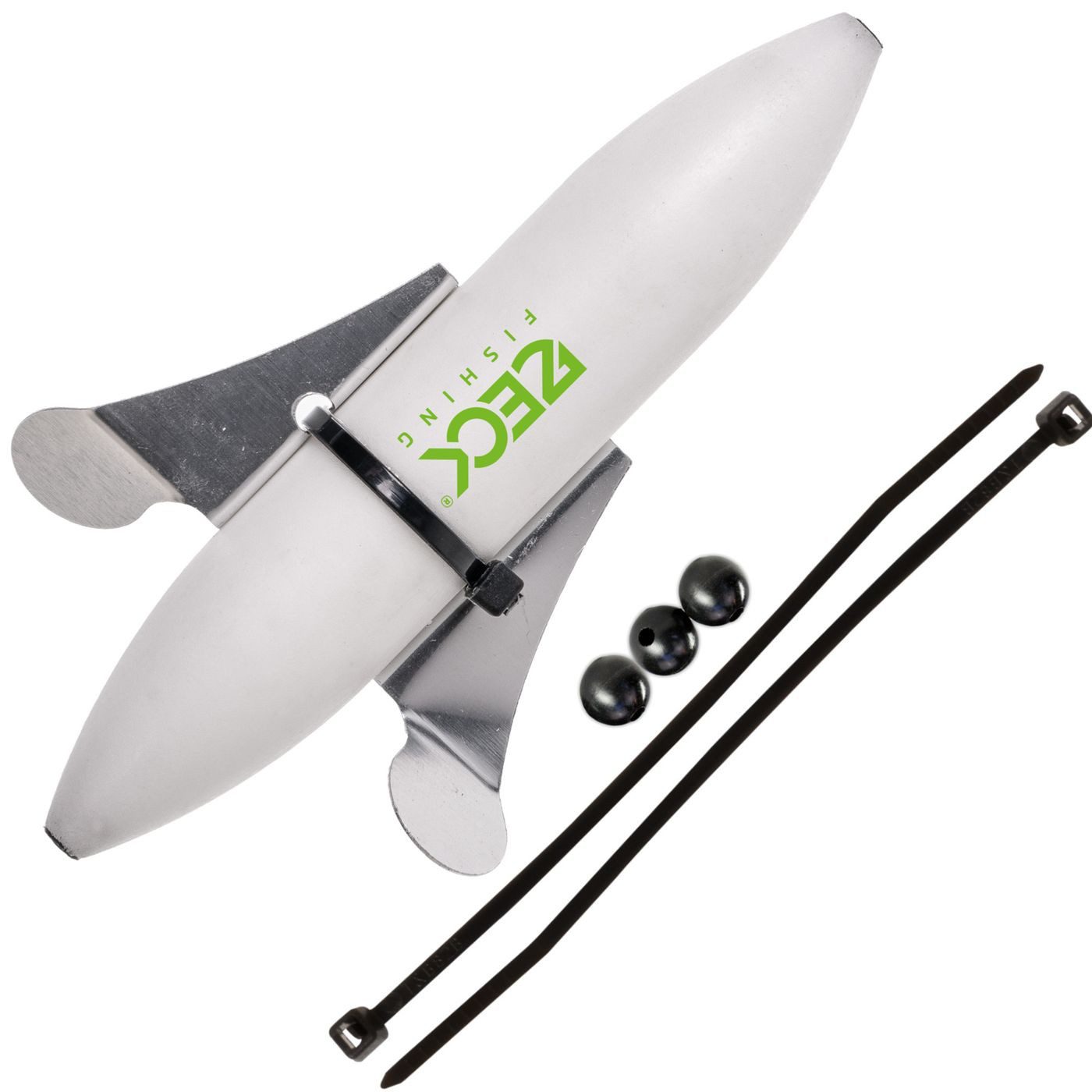 Zeck Fishing Unterwasserpose Zeck Propeller U-Float Solid White - U-Pose für Wallermontage