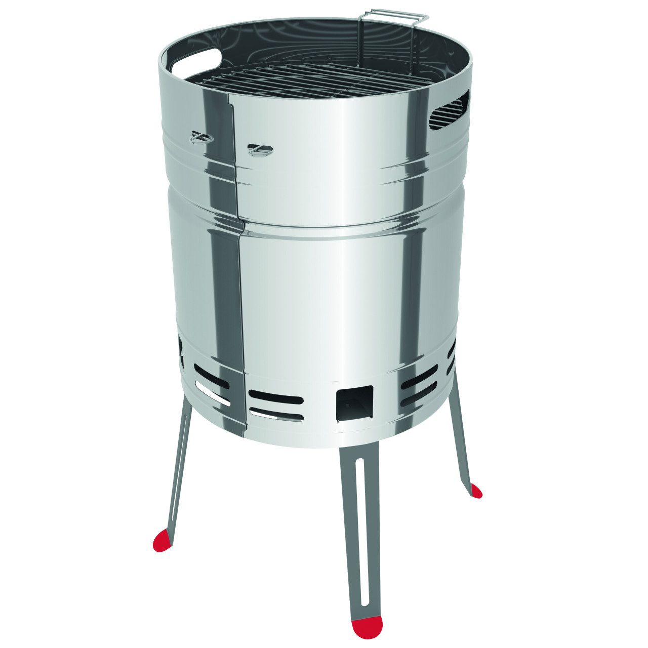 Tramontina Holzkohlegrill Tramontina Grillfass Cerveja, 41cm Ø, H: 75,5cm, Standfest