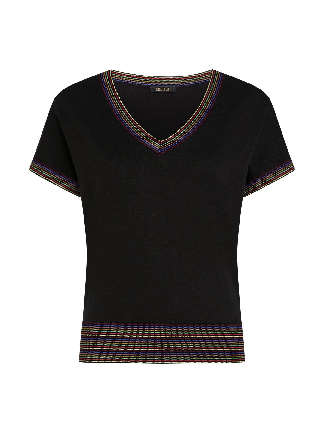 King Louie Kurzarmpullover Lyra Top Emel