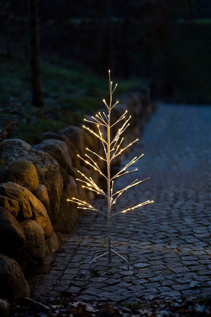 Sirius Home A/S LED Baum Isaac Tree LED warmweiß Kunststoff außen, LED fest integriert, warmweiß