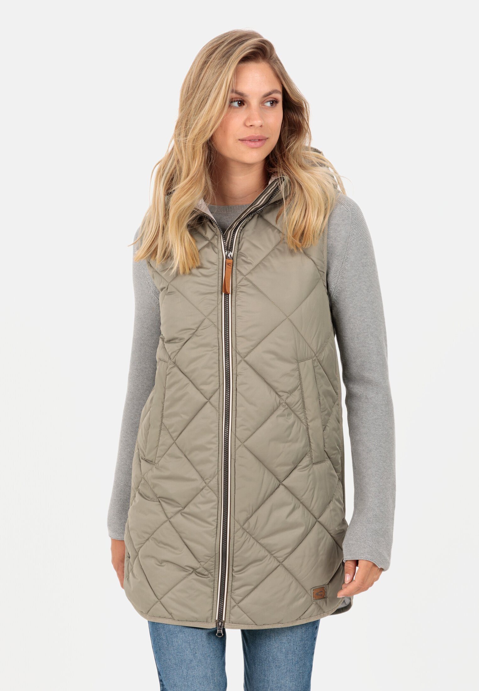 Longweste aus recyceltem Polyester