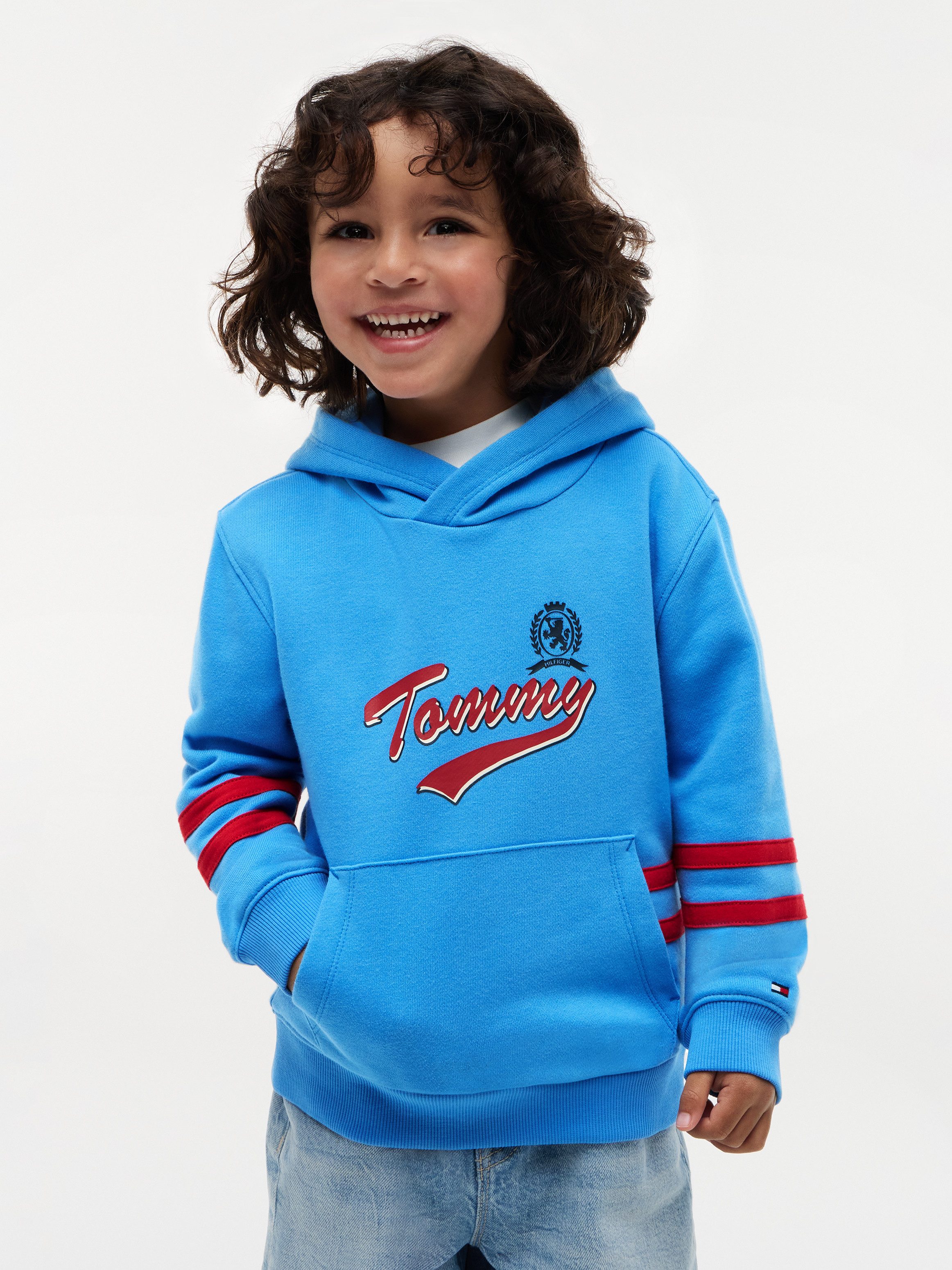 Tommy Hilfiger Kapuzensweatshirt Regular Fit, Kinder bis 16 Jahre, Tommy-Druck
